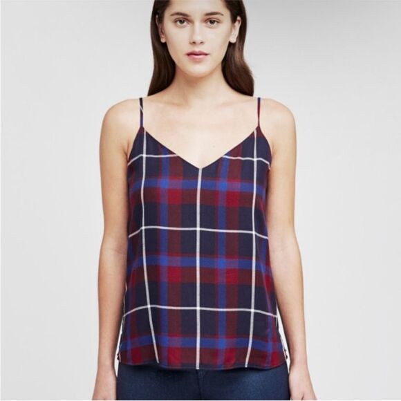 L'AGENCE Plaid Jane Cami Tank Top Size Medium - Picture 1 of 12